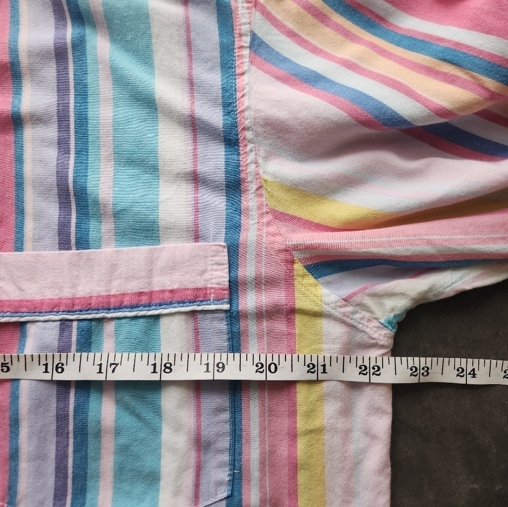 Victoria's Secret Striped Pajama Long Sleeve Top Womens Medium - Picture 8 of 9